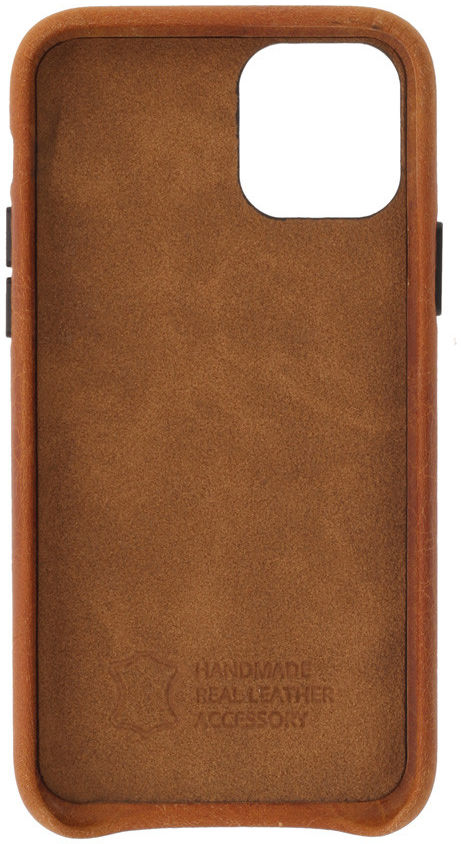 Minim Apple iPhone 11 Pro Hoesje Back Cover Hoesje Cognac afbeelding 4