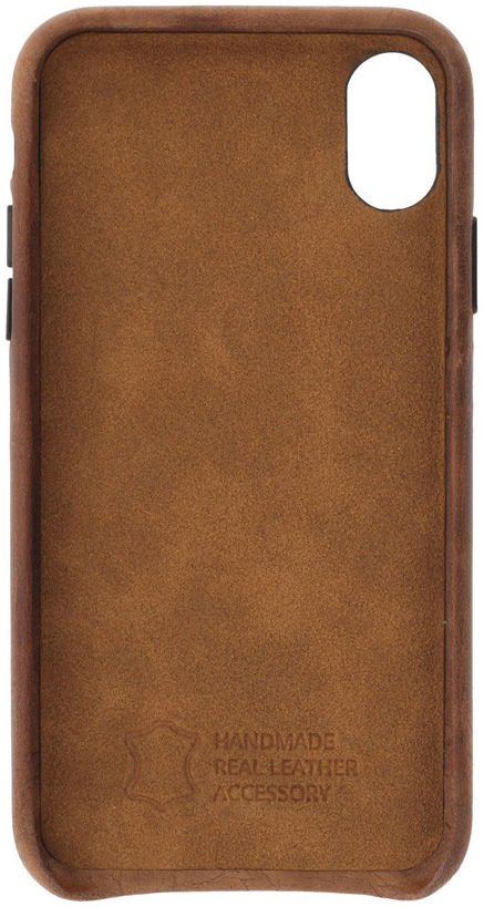Minim Apple iPhone XR Hoesje Back Cover Hoesje Bruin afbeelding 4