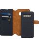 Minim 2-in-1 Samsung Galaxy S10 Hoesje Book Case en Back Cover Blauw