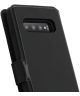 Minim 2-in-1 Samsung S10+ Hoesje Book Case en Back Cover Zwart