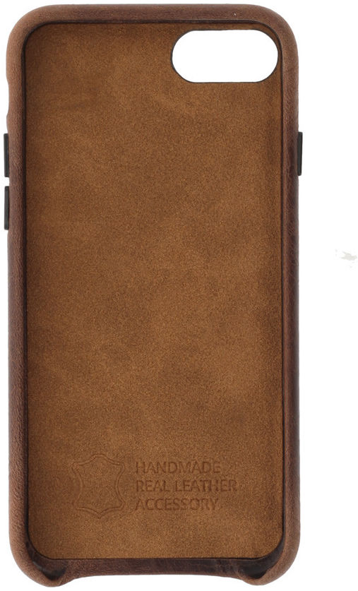 Minim iPhone SE (2020/2022) / 8 / 7 Hoesje Back Cover Leer Bruin afbeelding 3