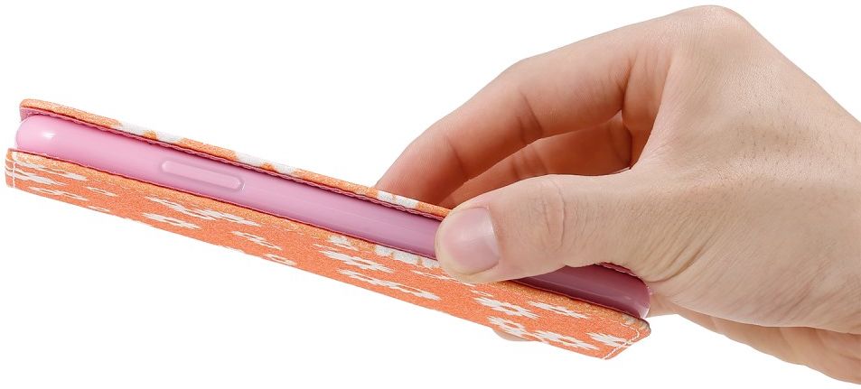 Apple iPhone 11 Daisy Bloemen Print Book Case Oranje afbeelding 7