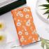 Apple iPhone 11 Pro Portemonnee Hoesje met Bloemen Print Oranje afbeelding 3