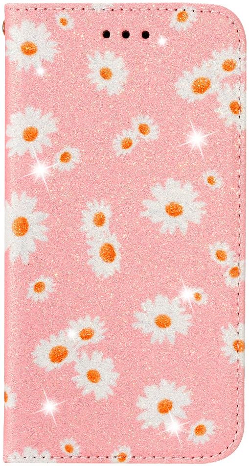 Apple iPhone 11 Pro Portemonnee Hoesje met Bloemen Print Roze afbeelding 1