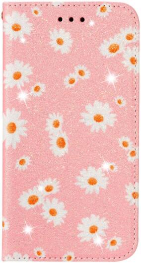 Apple iPhone 11 Pro Portemonnee Hoesje met Bloemen Print Roze afbeelding 1