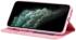 Apple iPhone 11 Pro Portemonnee Hoesje met Bloemen Print Roze afbeelding 10