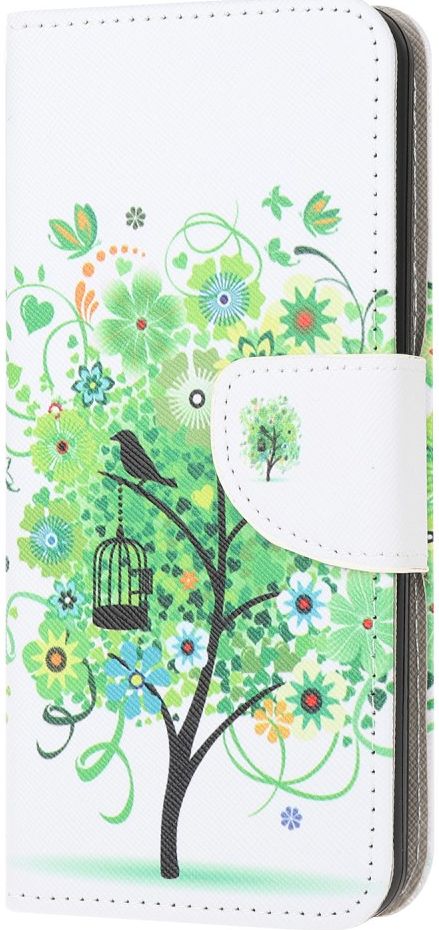 Samsung Galaxy M21 Book Case Hoesje Wallet Print Boom afbeelding 1
