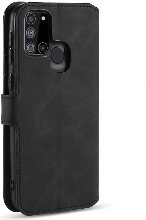 DG Ming Retro Portemonnee Samsung Galaxy A21s Hoesje Zwart afbeelding 4