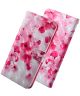 Samsung Galaxy A21s Book Case Hoesje Wallet Print Blossom