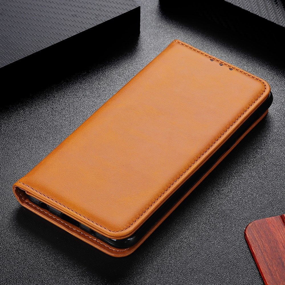 Samsung Galaxy Note 20 Splitleren Portemonnee Hoesje Bruin afbeelding 9