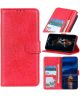 Samsung Galaxy Note 20 Hoesje Portemonnee Book Cover Rood