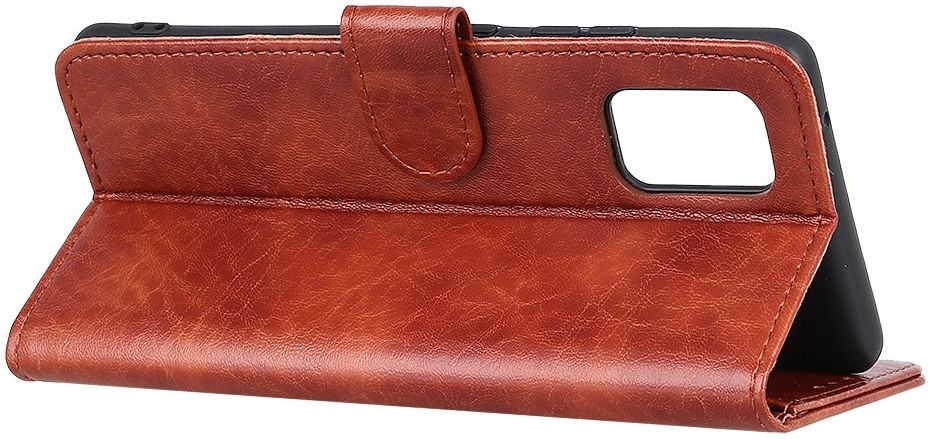 Samsung Galaxy Note 20 Hoesje Portemonnee Book Cover Bruin afbeelding 6