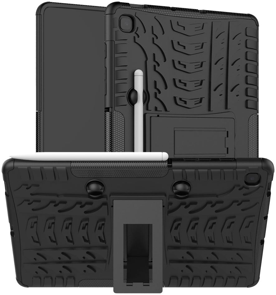 Samsung Galaxy S6 Lite Hybride Kickstand Hoes Zwart afbeelding 8