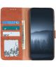 Sony Xperia L4 Book Case Hoesje Portemonnee Retro Splitleer Oranje