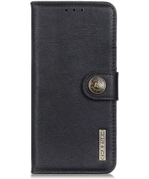 Huawei Y6p Book Case Hoesje Portemonnee Zwart