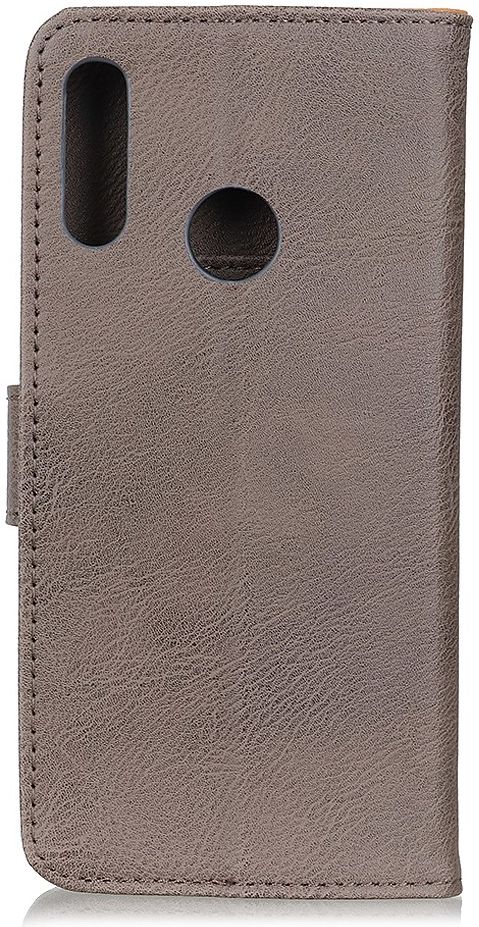 Huawei Y6p Book Case Hoesje Portemonnee Grijs afbeelding 3