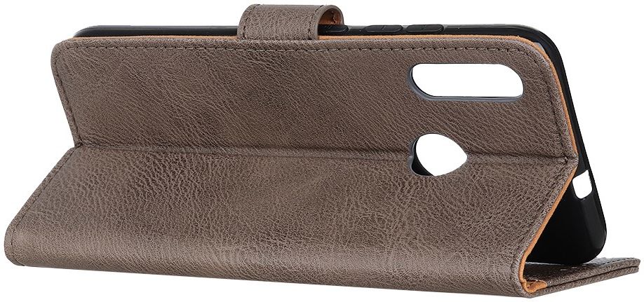 Huawei Y6p Book Case Hoesje Portemonnee Grijs afbeelding 4