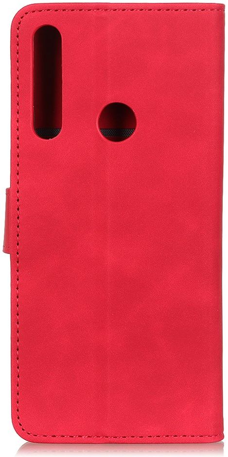 Huawei Y6p Book Case Hoesje Vintage Portemonnee Rood afbeelding 6