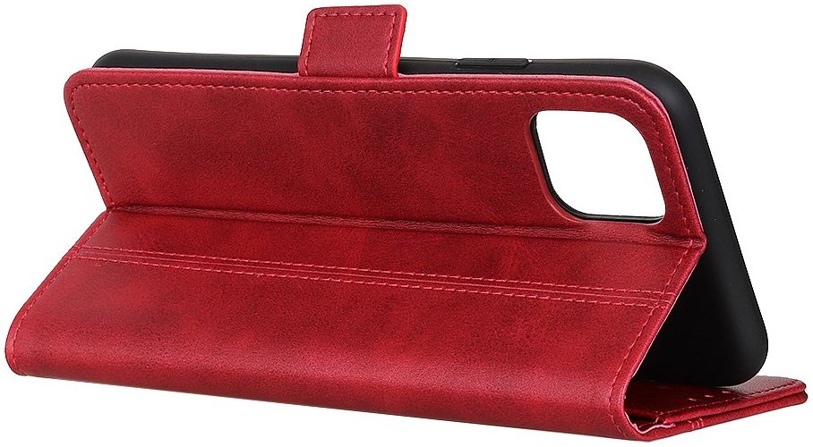 Huawei Y5p Hoesje Portemonnee Hoesje Rood afbeelding 4