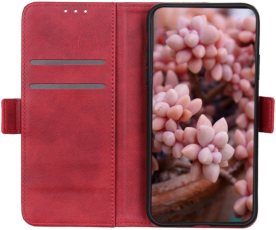 Huawei Y5p Hoesje Portemonnee Hoesje Rood afbeelding 1