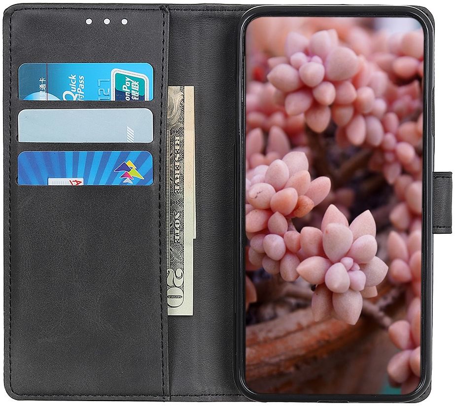 Huawei P Smart 2020 Hoesje Wallet Book Case Zwart afbeelding 1