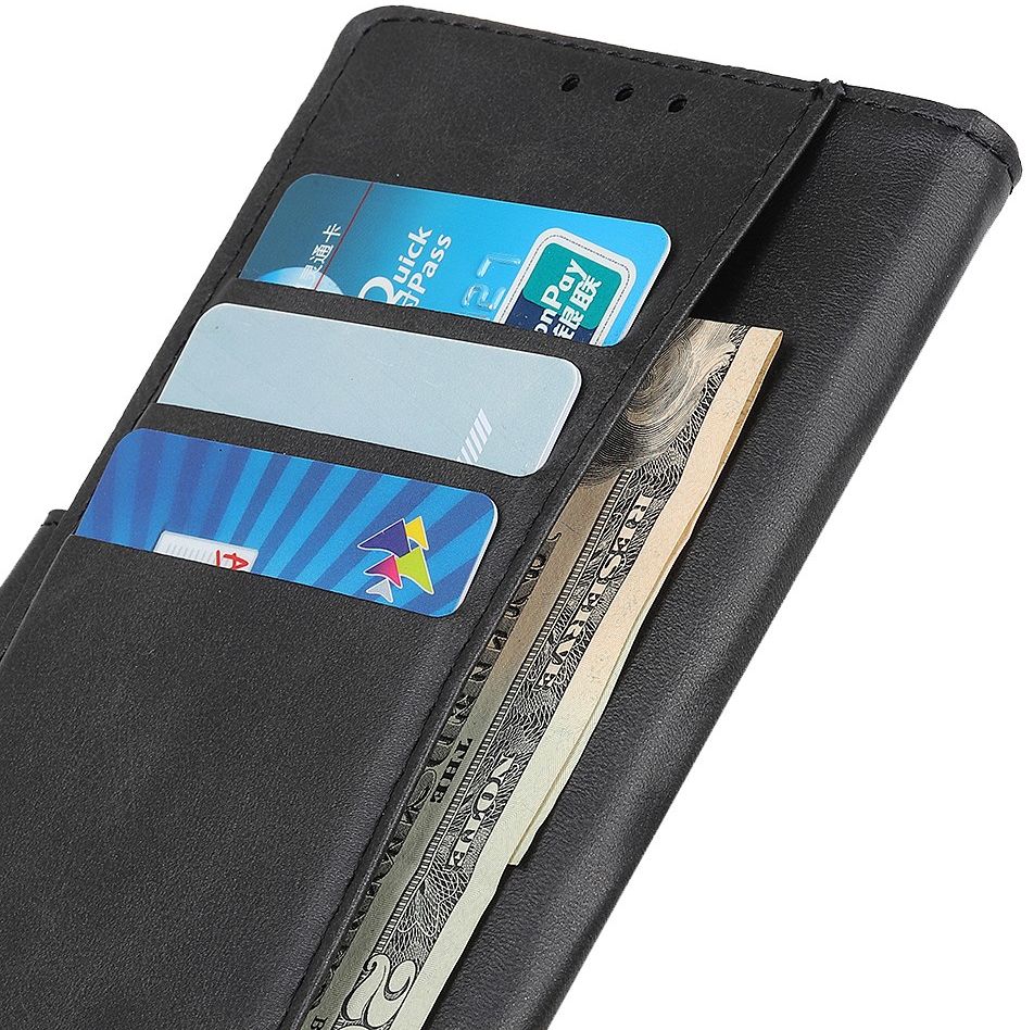 Huawei P Smart 2020 Hoesje Wallet Book Case Zwart afbeelding 2