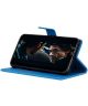 Huawei P Smart 2020 Lychee Portemonnee Hoesje Blauw