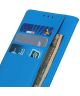 Huawei P Smart 2020 Lychee Portemonnee Hoesje Blauw