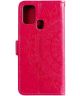Huawei P Smart 2020 Portemonnee Hoesje Met Mandala Roze