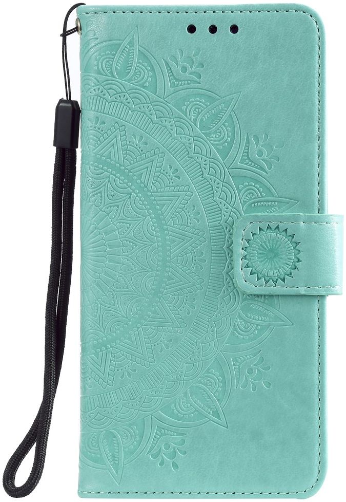 Huawei P Smart 2020 Portemonnee Hoesje Met Mandala Groen afbeelding 3