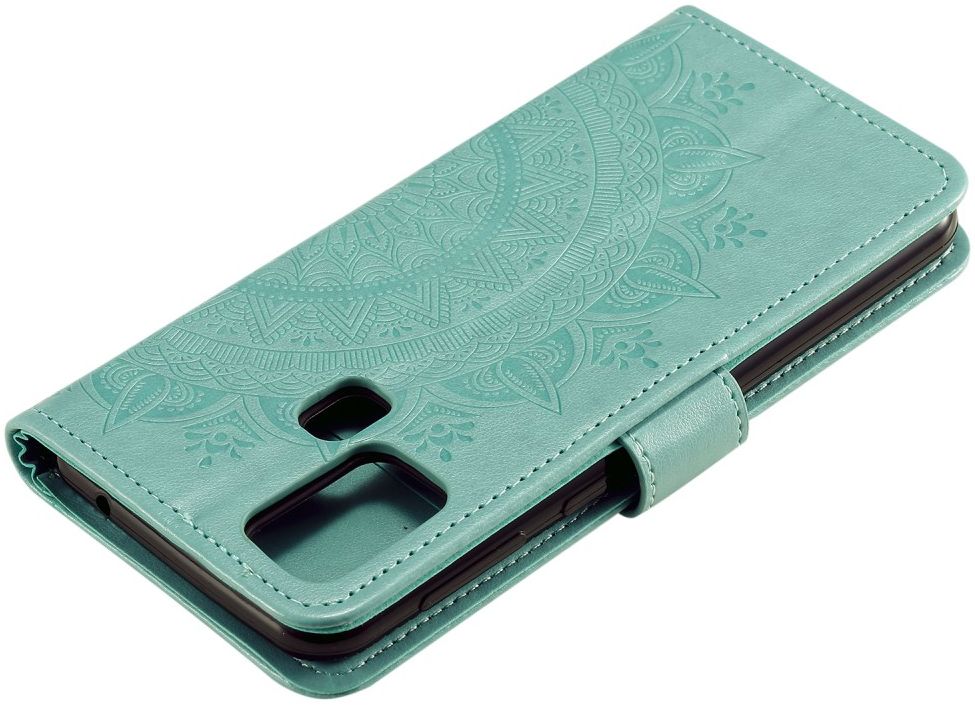 Huawei P Smart 2020 Portemonnee Hoesje Met Mandala Groen afbeelding 6