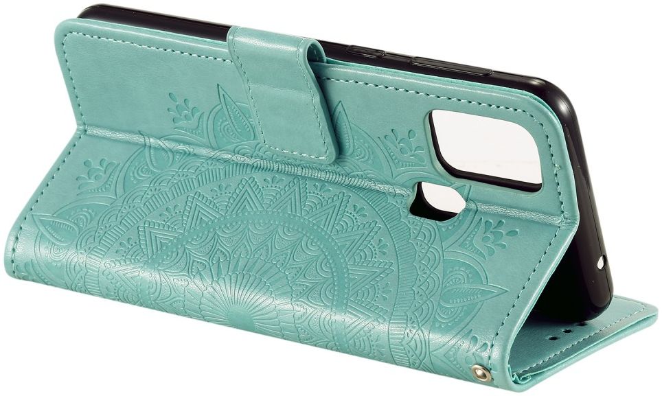 Huawei P Smart 2020 Portemonnee Hoesje Met Mandala Groen afbeelding 8
