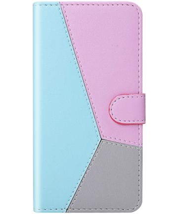 Huawei Y5p Hoesje Wallet Book Case Voor Pasjes Blauw Hoesjes