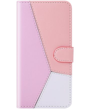 Huawei Y5p Hoesje Wallet Book Case Voor Pasjes Roze Hoesjes