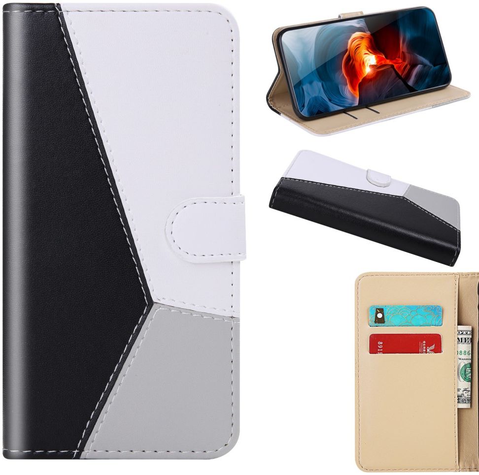 Huawei Y5p Hoesje Wallet Book Case Voor Pasjes Zwart afbeelding 7