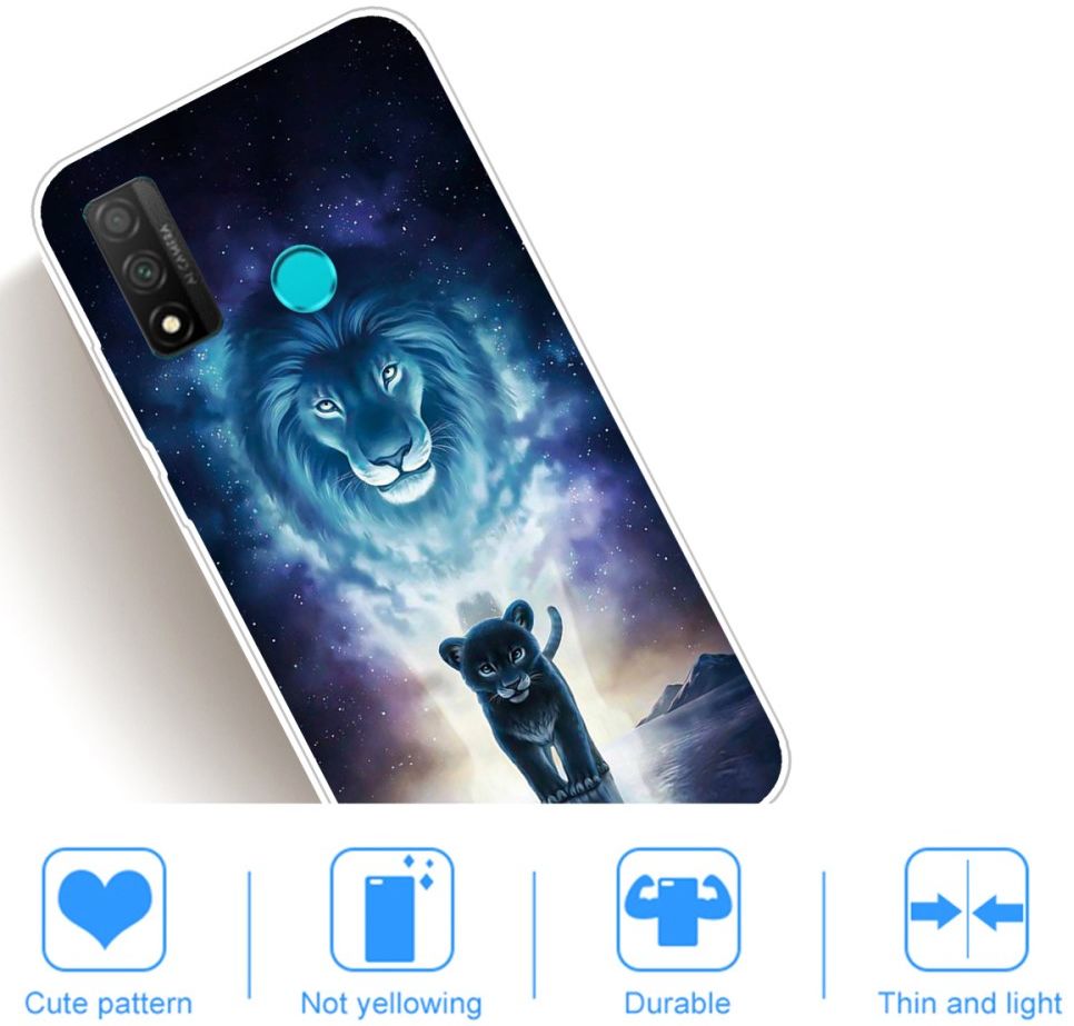 Huawei P Smart 2020 TPU Back Cover Met Leeuw Print afbeelding 5