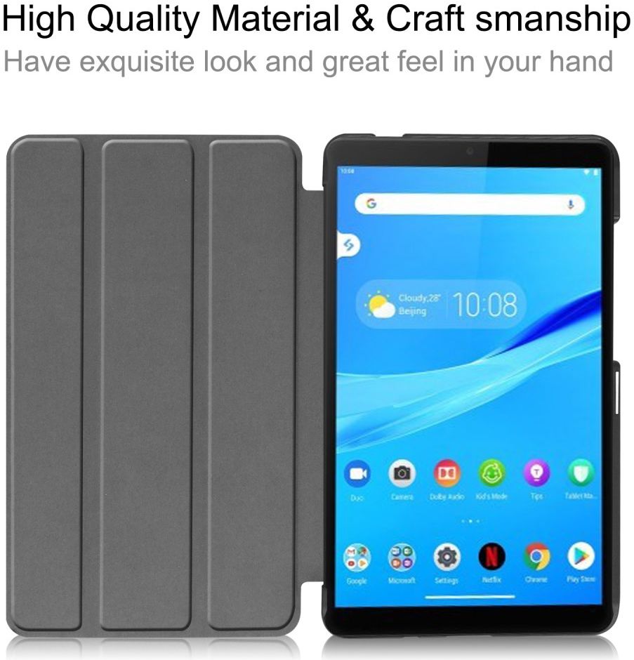 Lenovo Tab M7 Hoesje Portemonnee met Don't Touch Me Print afbeelding 6