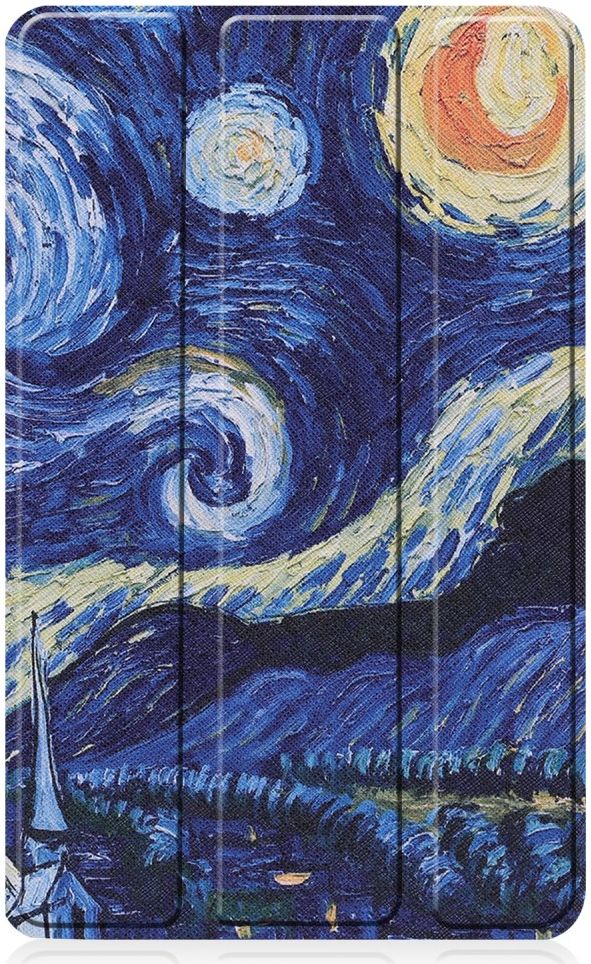 Lenovo Tab M7 Hoesje Portemonnee met Starry Night Print afbeelding 2