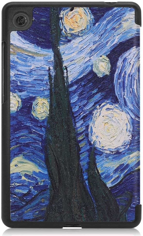 Lenovo Tab M7 Hoesje Portemonnee met Starry Night Print afbeelding 3