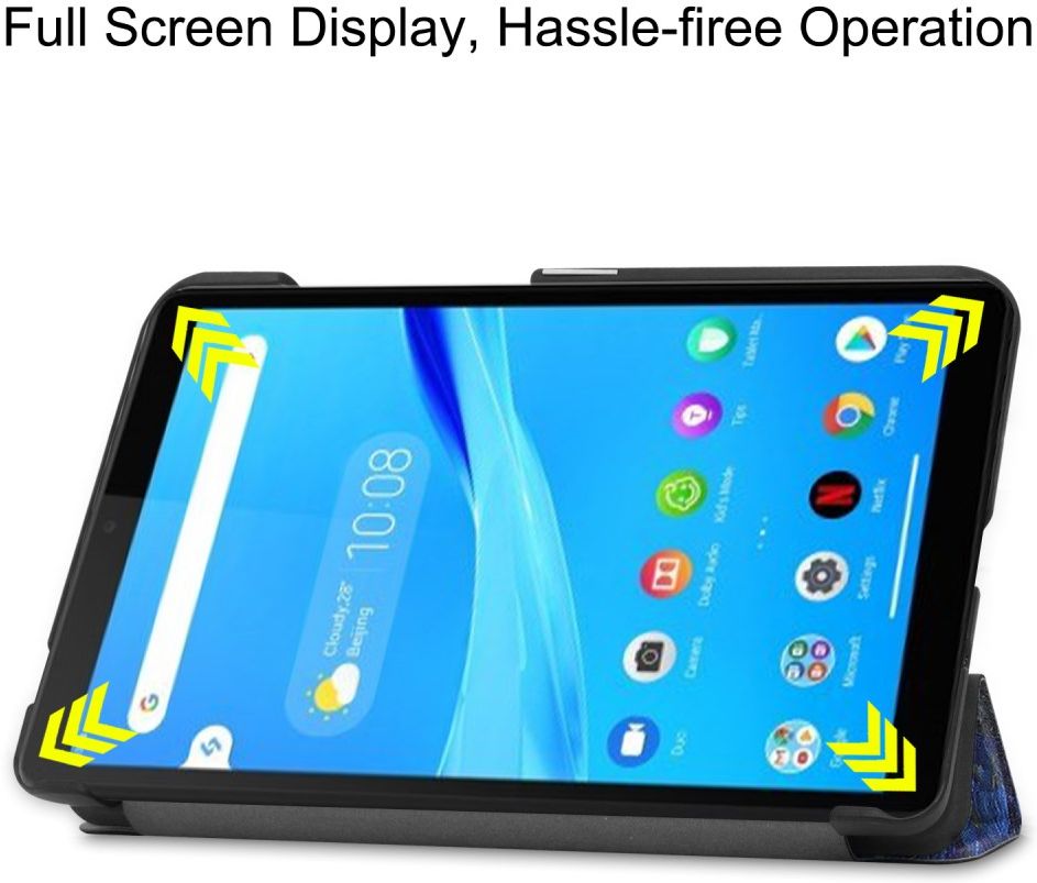 Lenovo Tab M7 Hoesje Portemonnee met Starry Night Print afbeelding 5