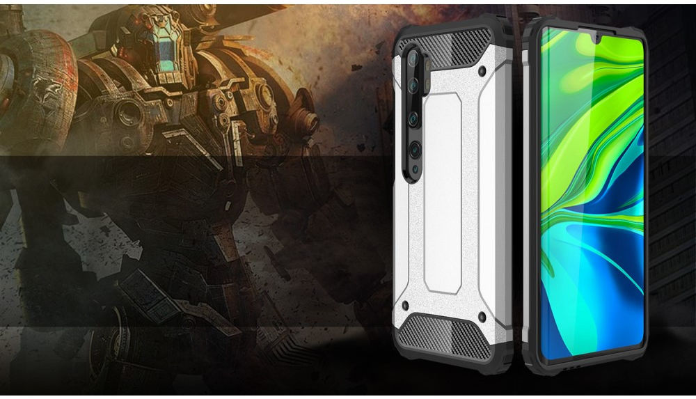 Motorola Edge Hoesje Shock Proof Hybride Back Cover Goud afbeelding 8