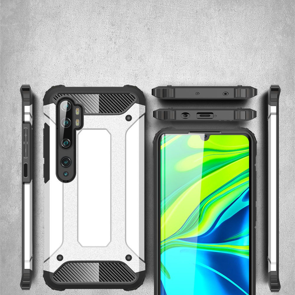 Motorola Edge Hoesje Shock Proof Hybride Back Cover Goud afbeelding 9