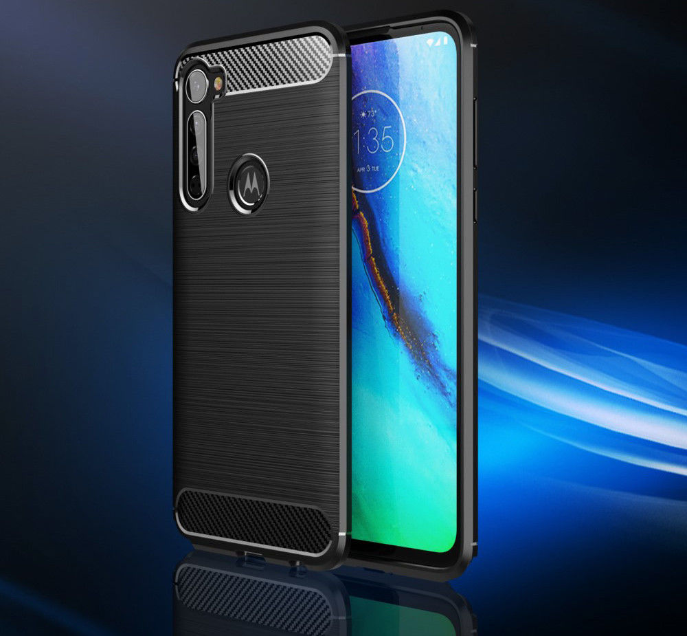 Motorola Moto G Pro Geborsteld TPU Hoesje Rood afbeelding 6