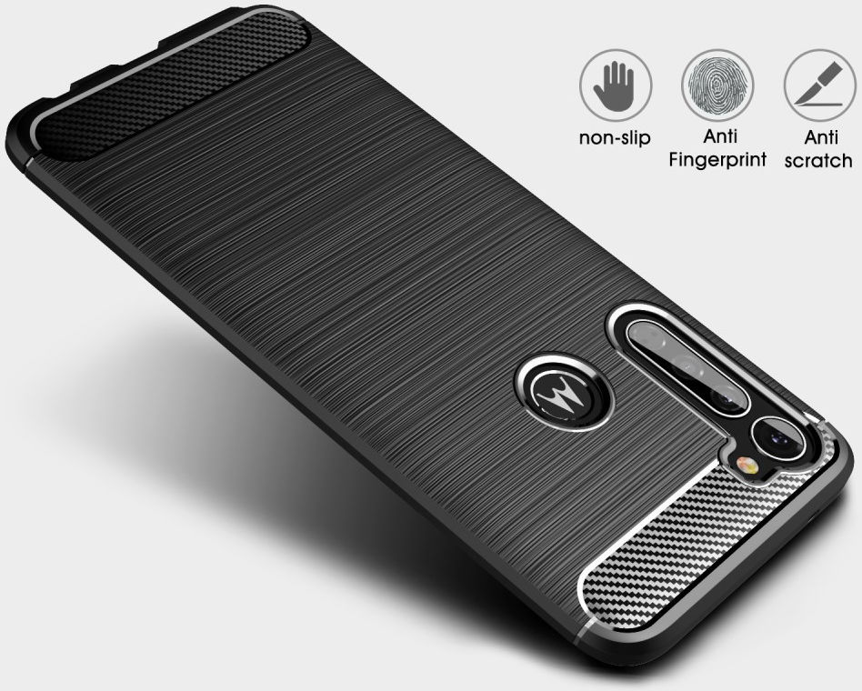 Motorola Moto G Pro Geborsteld TPU Hoesje Rood afbeelding 7