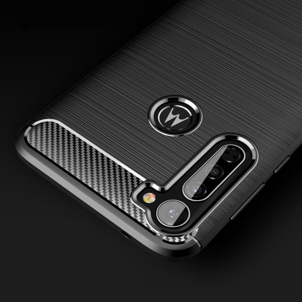 Motorola Moto G Pro Geborsteld TPU Hoesje Rood afbeelding 8