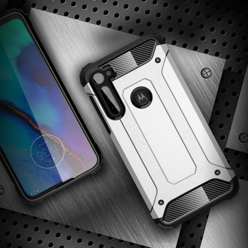 Motorola Moto G Pro Hoesje Shock Proof Hybride Back Cover Goud afbeelding 5