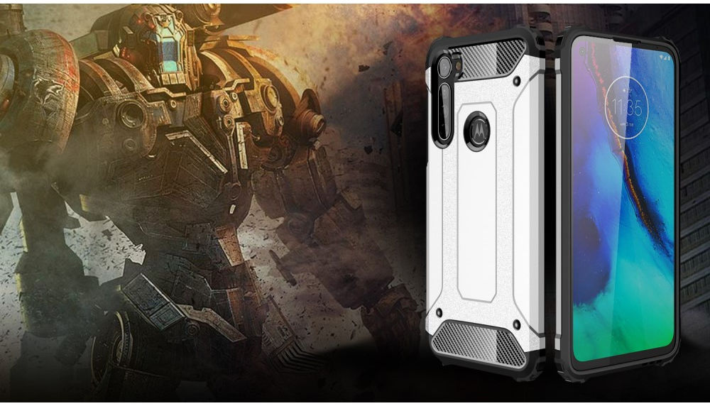 Motorola Moto G Pro Hoesje Shock Proof Hybride Back Cover Goud afbeelding 6