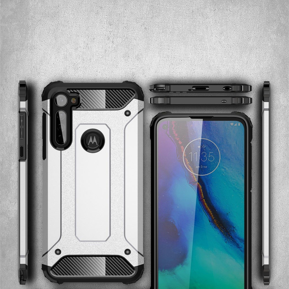 Motorola Moto G Pro Hoesje Shock Proof Hybride Back Cover Goud afbeelding 7