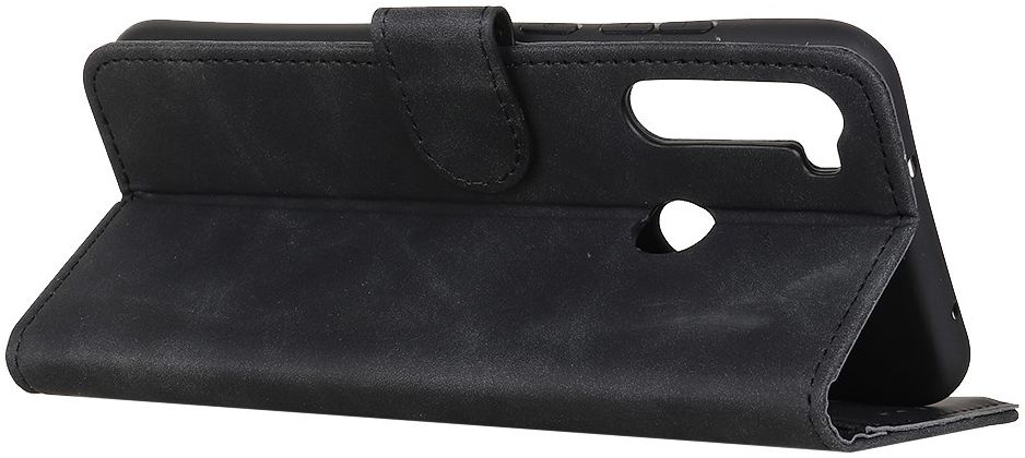 KHAZNEH Motorola Moto G Pro Hoesje Retro Wallet Book Case Zwart afbeelding 7