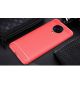 Xiaomi Poco F2 Pro Hoesje Geborsteld TPU Rood
